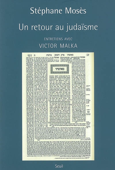 Un retour au judaïsme : entretiens avec Victor Malka