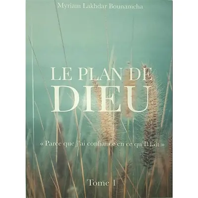 Le plan de Dieu. Vol. 1. Parce que j'ai confiance en ce qu'Il fait