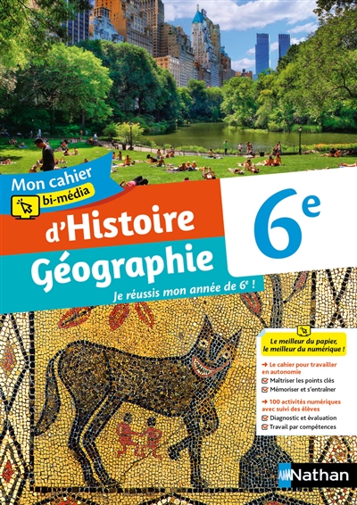 Mon cahier bi-média d'histoire géographie 6e