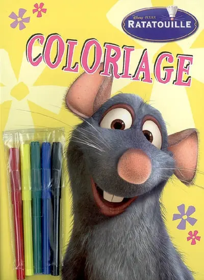 Ratatouille : coloriage