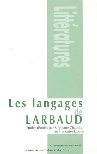 Les langages de Larbaud