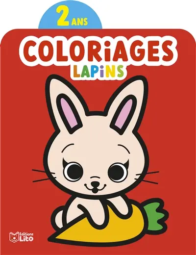 Lapins : coloriages 2 ans