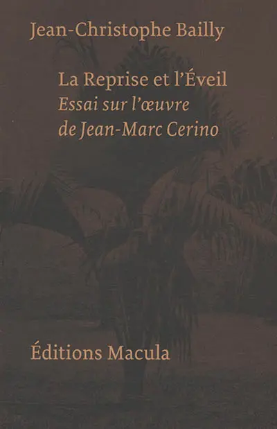 La reprise et l'éveil : essai sur l'oeuvre de Jean-Marc Cerino