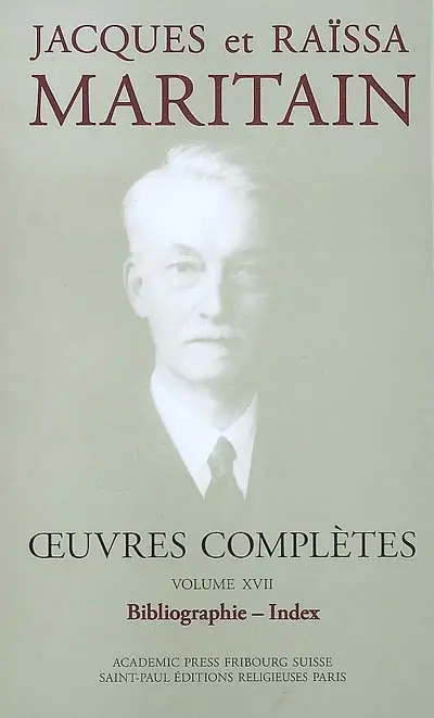 Oeuvres complètes. Vol. 17. Bibliographie, index