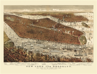 New York et Brooklyn. New York and Brooklyn