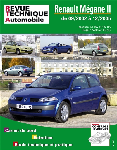 Revue technique automobile, n° 121. Renault Mégane 2 essence et diesel