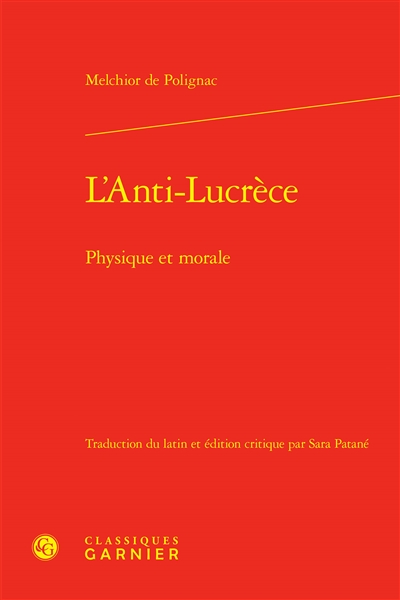 L'anti-Lucrèce : physique...