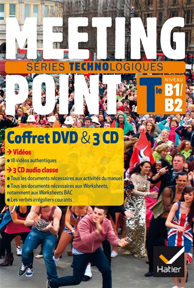 Meeting point terminale séries technologiques : anglais B1-B2 : coffret DVD & 3 CD