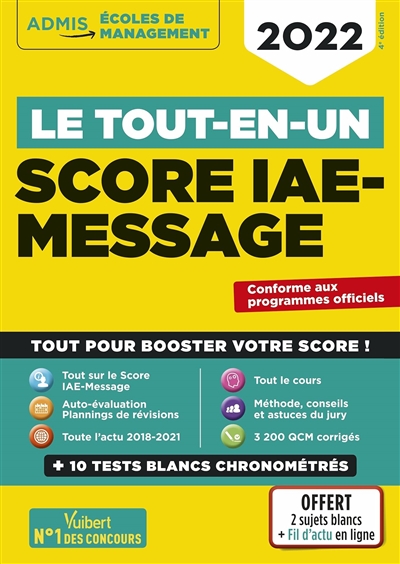 Score IAE-Message : le...
