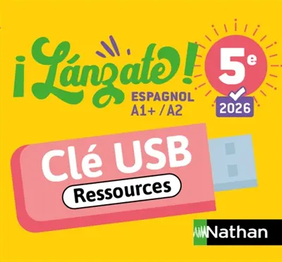 Lanzate! espagnol 5e, A1+-A2 : clé USB ressources : 2026
