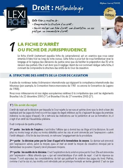 Droit : méthodologie