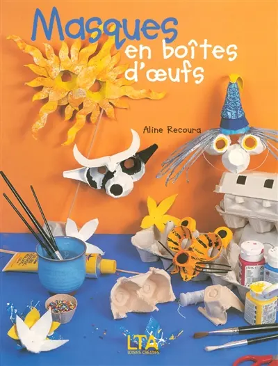 Masques en boîtes d'oeufs