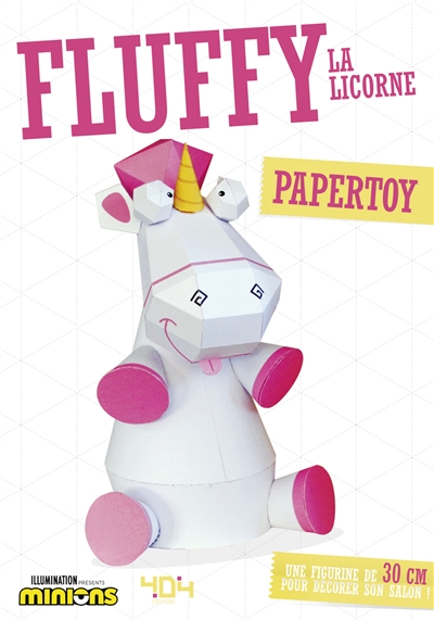 Fluffy la licorne : papertoy