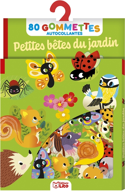 Petites bêtes du jardin : 80 gommettes autocollantes