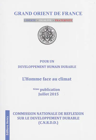 Pour un développement humain durable. Vol. 4. L'homme face au climat