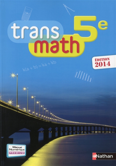 Transmath, 5e : programme 2014