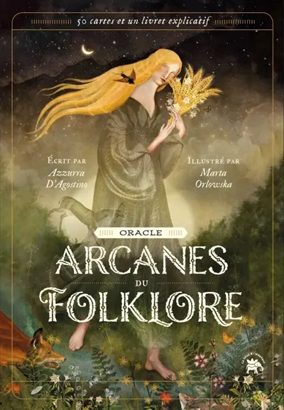 Oracle arcanes du folklore : un voyage divinatoire à travers les mythes du monde entier en 50 cartes