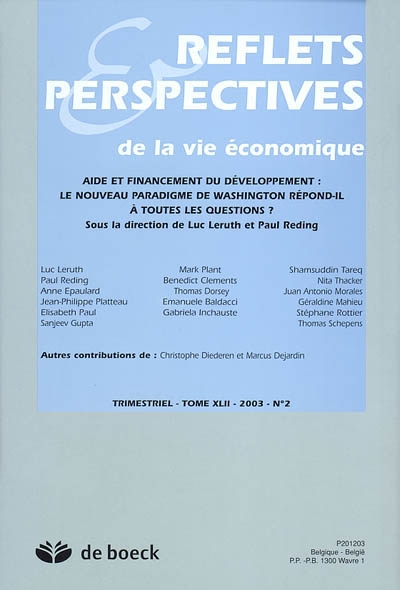 Reflets et perspectives de...