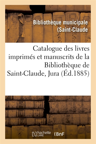 Catalogue des livres...