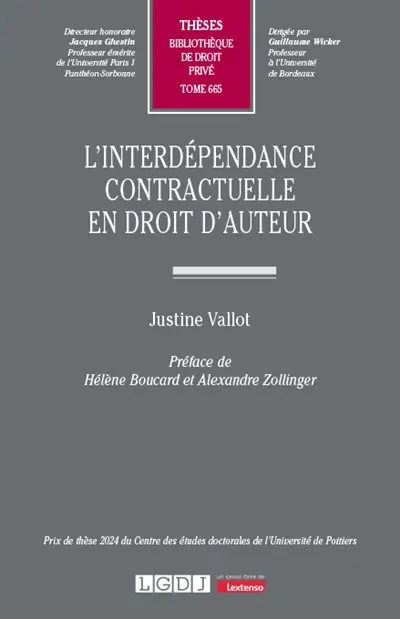 L'interdépendance contractuelle en droit d'auteur