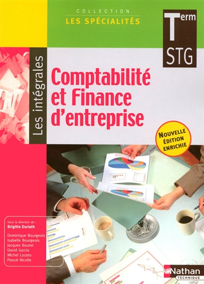 Comptabilité et finance d'entreprise, terminale STG : livre détachable de l'élève