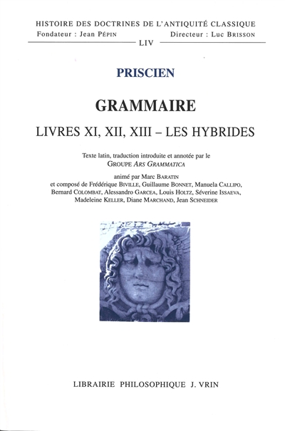 Grammaire. Livres XI, XII, XIII : les hybrides : participe, pronom