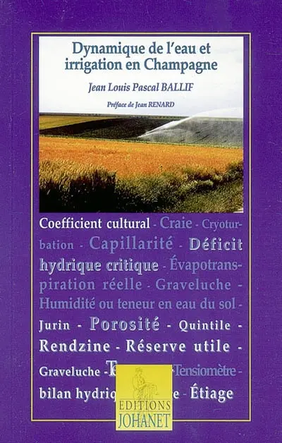 Dynamique de l'eau et irrigation en Champagne