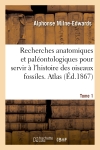 Recherches anatomiques et paléontologiques. Atlas, Tome 1 : pour servir à l'histoire des oiseaux fossiles de la France