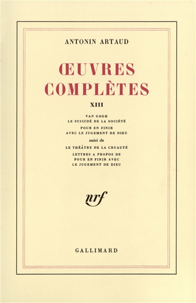 Oeuvres complètes. Vol. 13