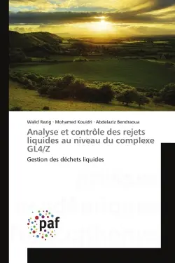 Analyse et contrôle des rejets liquides au niveau du complexe GL4/Z : Gestion des déchets liquides