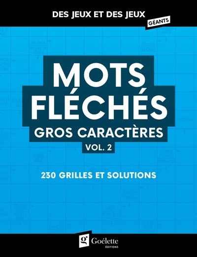 Mots fléchés gros caractères