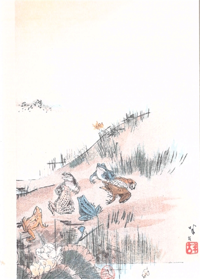 Illustrations par des artistes japonais des Fables de La Fontaine