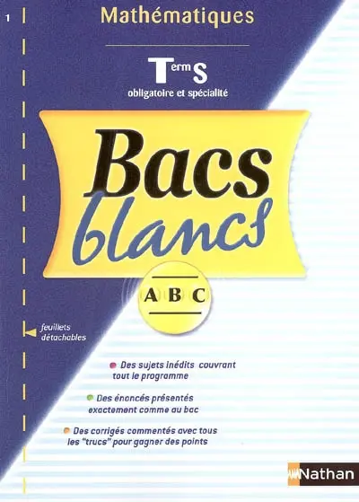 Mathématiques Terminale S : obligatoire et spécialité