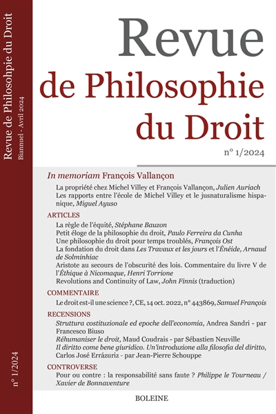 Revue de philosophie du...