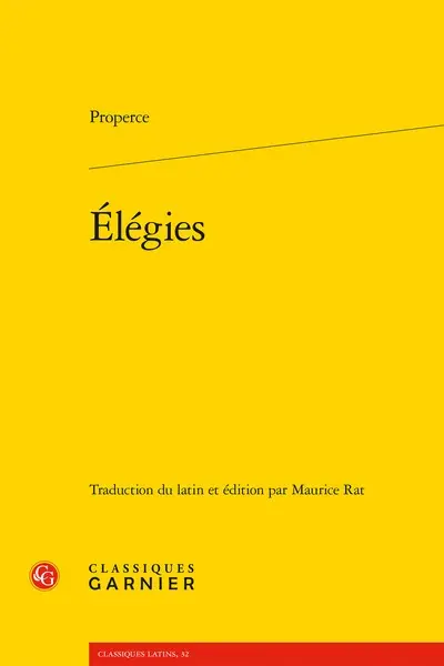 Elégies