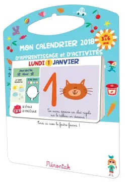 Mon calendrier d'apprentissage et d'activités 2018