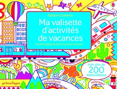 Ma valisette d'activités de vacances : contient quatre petits livres pour s'amuser