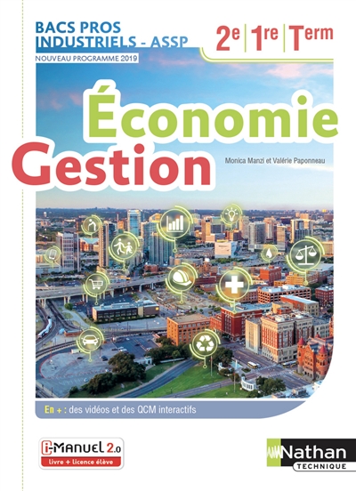 Economie, gestion, bacs pros industriels, ASSP, 2de, 1re, terminale : nouveau programme 2019