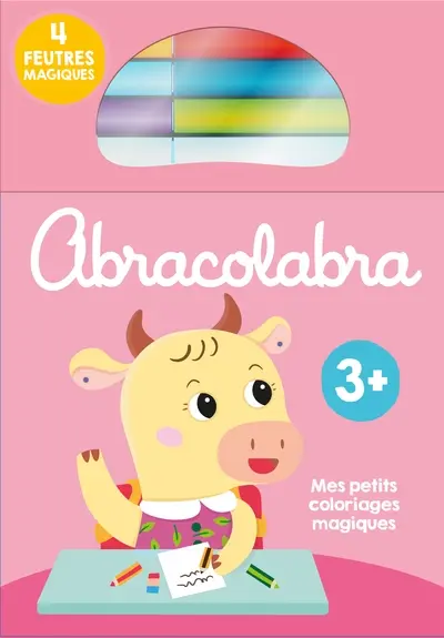 Abracolabra, 3+ : mes petits coloriages magiques : rose