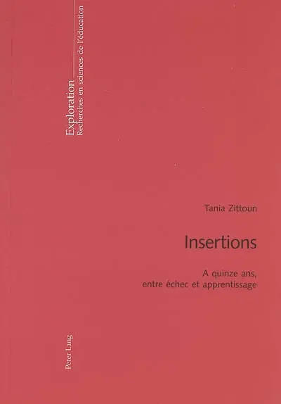 Insertions : à quinze ans, entre échec et apprentissage