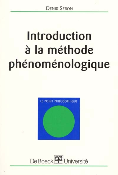 Introduction à la méthode phénoménologique