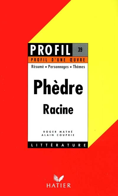 Phèdre, Racine, 1677 : résumé, personnages, thèmes