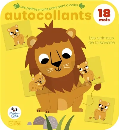 Les animaux de la savane : autocollants