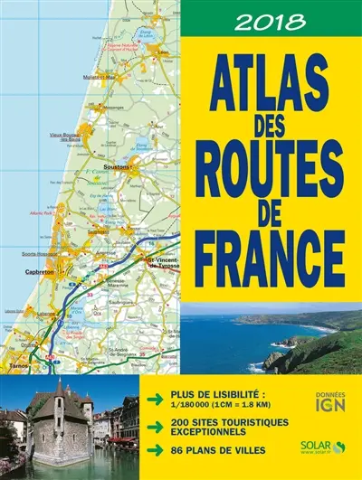 Atlas des routes de France 2018 Atlas des routes de France 2018