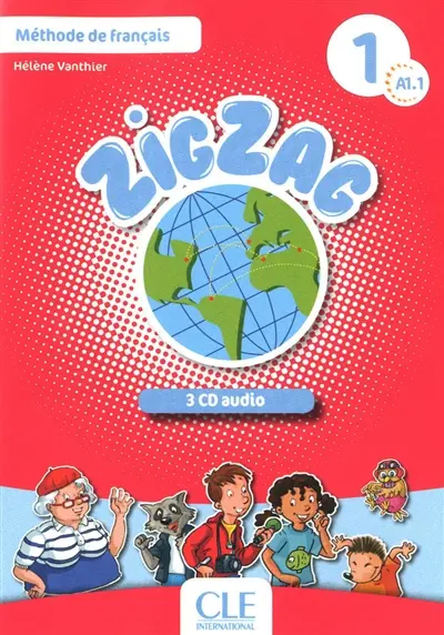 Zigzag, méthode de français, A1.1