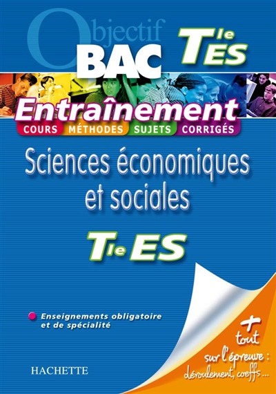 Sciences économiques et sociales terminale ES, enseignements obligatoire et de spécialité