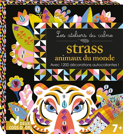 Strass animaux du monde : avec 1.200 décorations autocollantes !