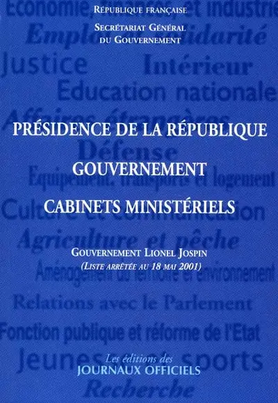 Présidence de la République, gouvernement et cabinets ministériels : gouvernement Edith Cresson