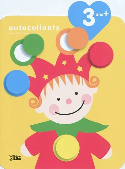 Autocollants, 3 ans +, bleu