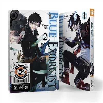 Blue exorcist : 1 = 2 : tome 1 acheté, tome 2 offert !!